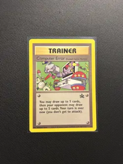 Computer Error Trainer #16 Pokemon TCG Black Star Promo WOTC LP - Image 1