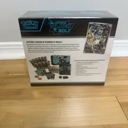 Pokemon Scarlet & Violet Black Bolt Elite Trainer Box Zekrom Thundurus 2024 - Image 3