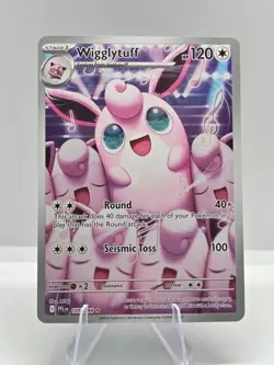 Wigglytuff 105/094 Illustration Rare Phantasmal Flames Pokemon NM - Image 1