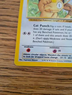 🐾 Pokemon TCG - Black Star Promo - Meowth No. 10 🐾 - Image 4
