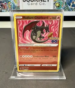 The Pokemon Company Radiant Charizard Pokemon GO 011/078 Holo Radiant Rare - Image 1