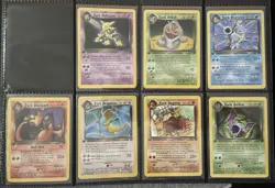 Complete Team Rocket 1st Edition Non Holo Set #19-82 Pokemon Cards (LP/NM) - Image 1