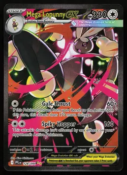 Mega Lopunny ex 128/094 Special Illustration Rare Phantasmal Flames Pokemon Card - Image 1
