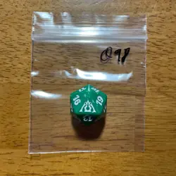 9 dice for Scotty895 - MTG d20 Spindown 20-sided Life Counter die - Image 1