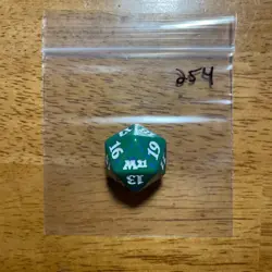 9 dice for Scotty895 - MTG d20 Spindown 20-sided Life Counter die - Image 2
