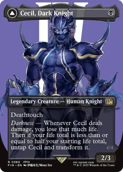 MTG Final Fantasy Rare #0380 Cecil Dark Knight - Image 1