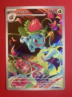 Ivysaur Illustration Rare Mega Evolution 134/132 IR Pokemon Card - NM - Image 1