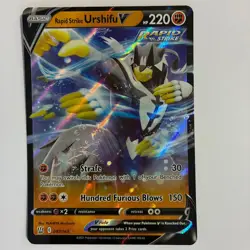 Rapid Strike Urshifu V 087/163 Holo V Rare Battle Styles Pokemon Near Mint - Image 1
