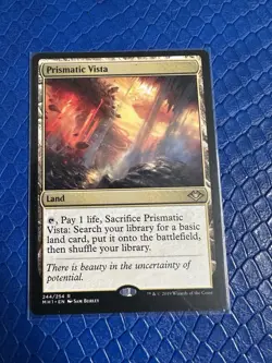 MTG Prismatic Vista Modern Horizons MH1 244 Regular Rare Near Mint NM Magic - Image 1