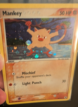 2004 Pokemon Mankey #38/123 Firered & Leafgreen Reverse Holo - Image 3