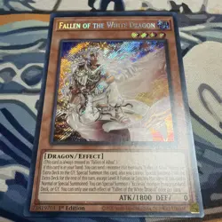 Yugioh Fallen of the White Dragon Secret Rare BPRO-EN024 Near Mint - Image 1
