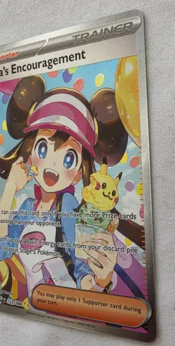 Pokemon Rosa's Encouragement 123/088 Full Art Perfect Order Card - Image 2