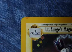Pokemon Lt. Surge's Magneton 8/132 Holo Gym Heroes TCG WOTC card CCG - Image 2