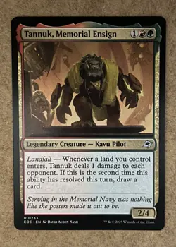 Tannuk, Memorial Ensign Edge of Eternities - NM MTG - Image 1