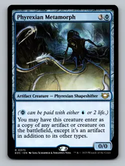 Phyrexian Metamorph R Commander: Edge of Eternities 75 NM - Image 1