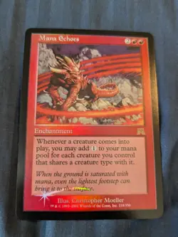 RARE Mana Echoes FOIL - Light Play - English MTG Onslaught - Image 1