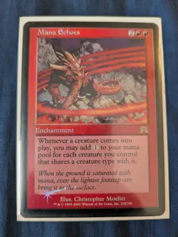 RARE Mana Echoes FOIL - Light Play - English MTG Onslaught - Image 3