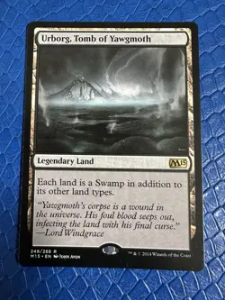 Urborg, Tomb of Yawgmoth Core Set 2015 (M15) Regular MTG Magic The Gathering LP - Image 1