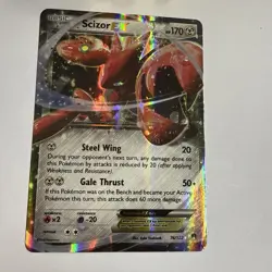 POKEMON TCG - SCIZOR EX (76/122) ULTRA RARE - XY BREAKPOINT - Image 2