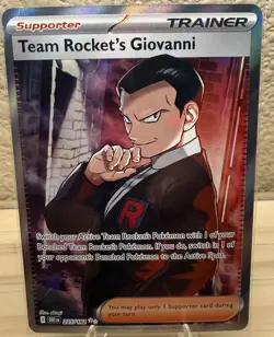 Pokemon TCG Team Rockets Giovanni 225/182 English SV10:DESTINED Rivals - Image 1