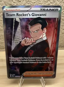 Pokemon TCG Team Rockets Giovanni 225/182 English SV10:DESTINED Rivals - Image 2