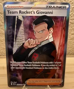 Pokemon TCG Team Rockets Giovanni 225/182 English SV10:DESTINED Rivals - Image 3