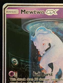 2017 Pokemon Shining Legends Mewtwo GX Full Art #78/73 EX-NM - Image 2