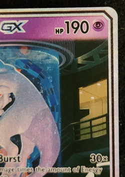 2017 Pokemon Shining Legends Mewtwo GX Full Art #78/73 EX-NM - Image 3