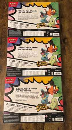 Pokemon TCG Ascended Heroes First Partners Deluxe Pin Collection Box Lot of 3 - Image 2