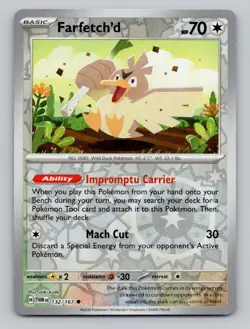 Reverse Holo Farfetch'd 132/167 Common Twilight Masquerade Pokemon - Image 1