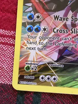 Pokemon Palkia XY75 Full Art Holo Card EX Black Star Promo 2015 - Image 5