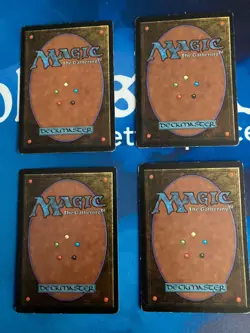 4x MTG Terror Beta Edition Magic: The Gathering Moderate Play Playset - Image 3