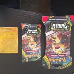 Mega Zygarde ex 124/088 Mega Hyper Rare ME03 Perfect Order English Pokemon Card - Image 3