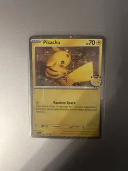 Pikachu 051/162 - 2026 Pokemon Day Stamped Cosmos Holo - Pokemon Card NM - Image 1