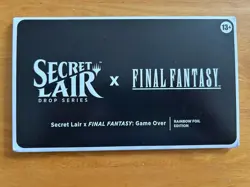 MTG Secret Lair x FINAL FANTASY: Game Over EN Rainbow Foil Edition - ENGLISH NEW - Image 1