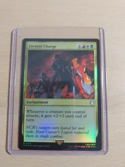 Fervent Charge Foil Rare, Fallout #215, MTG Magic The Gathering - Image 1