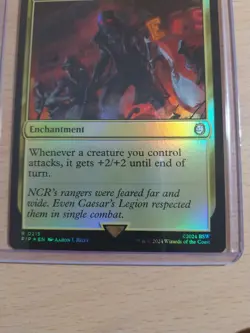 Fervent Charge Foil Rare, Fallout #215, MTG Magic The Gathering - Image 3