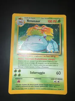 Carta Pokemon Venusaur 15/102 Set Base Holo Ita - Image 2