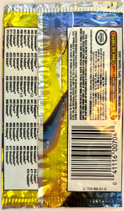 Pikachu Topps Chrome Series 1 Empty Booster Pack 2000 Pokemon NM - Image 2