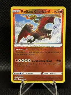 Pokemon TCG Radiant Charizard 020/159 Crown Zenith - Holo - NM/M - Image 1