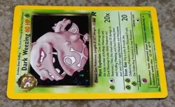 POKEMON DARK WEEZING HOLOGRAPHIC 14/82 TEAM ROCKET SET - Image 2