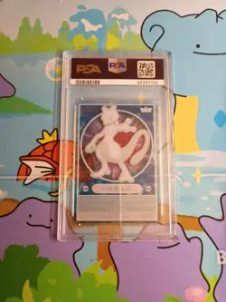 2013 Japanese Pokemon Carddass Mewtwo VPC Visual Placard - PSA 10 - Image 2