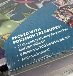 Pokemon TCG Back‑To‑School 2024 Collector’s Chest Bundle – Iron Valiant & Scream - Image 2