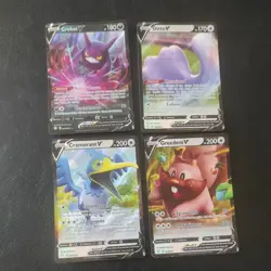 Lotto 4 carte Pokemon V Ditto Crobat Greedent Cramorant ITA Destino Splendente - Image 1