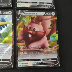 Lotto 4 carte Pokemon V Ditto Crobat Greedent Cramorant ITA Destino Splendente - Image 4