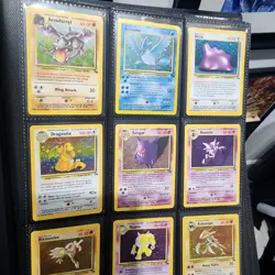 Pokemon Fossil 100% Master Set 62/62 WOTC Vintage 1999 Holo Rare LP to HP - Image 1