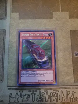 YUGIOH EXPRESS TRAIN TROLLEY OLLEY DRLG-EN037 SECRET 1ST ED NM - Image 1