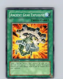 Yu-Gi-Oh TCG Ancient Gear Explosive SD10-EN019 1st Edition Common Card LP-NM - Image 1