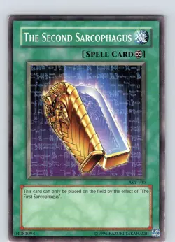 Yu-Gi-Oh TCG The Second Sarcophagus AST-100 Unlimited Regular Common Card LP-NM - Image 1