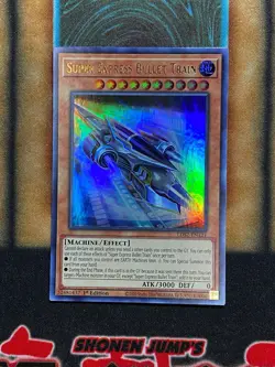 Yugioh Super Express Bullet Train LDS2-EN121 Ultra Rare 1st Ed GOLD NM - Image 1